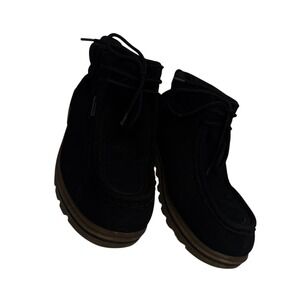 Lugz Men Black Suede Lace Up Ankle Boots MFRGD‎ 002 Size 8
